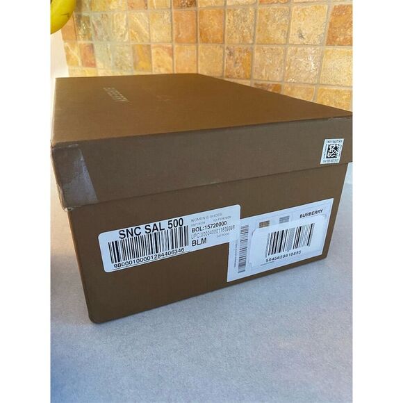 Burberry Ramsey Vintage Check‎ Low Top Sneakers Size 35.5/ 5.5 - Picture 9 of 10